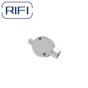 20mm Through Way Circular Junction Box For Surface Mounting BS4568 Standard Two