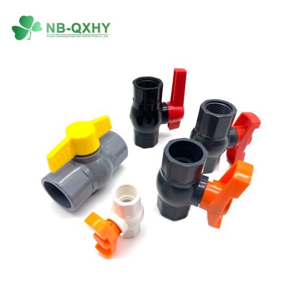 OEM Brand Easy Useing PVC Plastic Octagonal Ball Valve for Water Supply