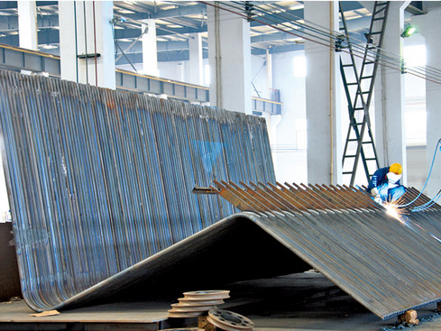 Buy Fireproof Electrical Boiler Water Wall Panel Carbon Steel at wholesale prices