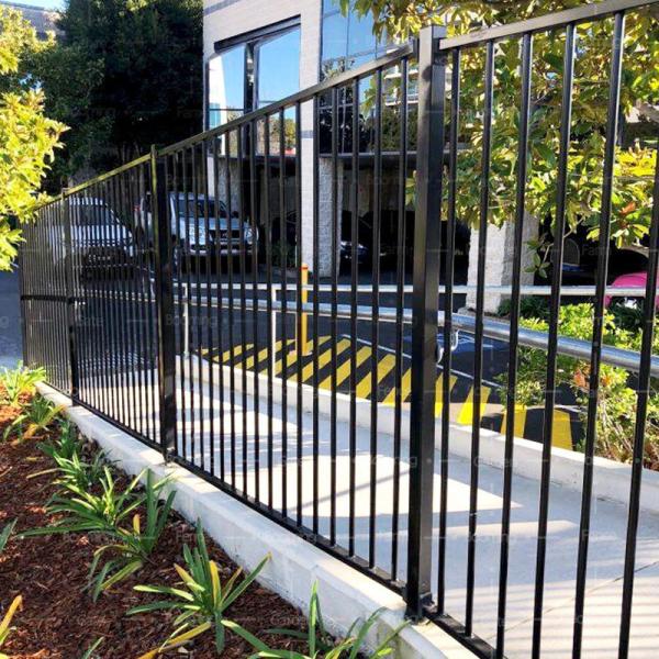 Buy Industrial 6x8 Cast Iron Black Tubular Pool Fencing Panels Agriculture at wholesale prices