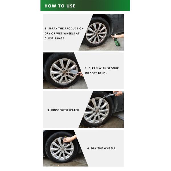 500ml Car Hub Stain Remover Spray Cleaner Wheel Hub Detergent