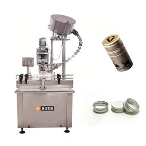 automatic ropp screw cap glass bottle closing sealing capping machine