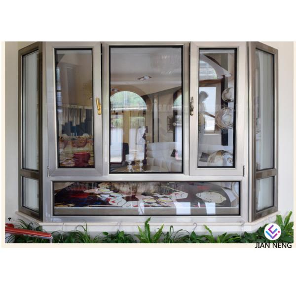 Anodized Swing Airproof Slim Profile Aluminium Windows With Aluminum Alloy