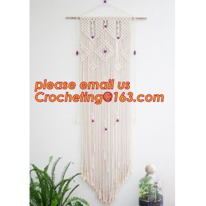 MACRAME FOLDABLE SCREEN, MACRAME WALL HANGING, MACRAME WALL HANGING, MACRAME