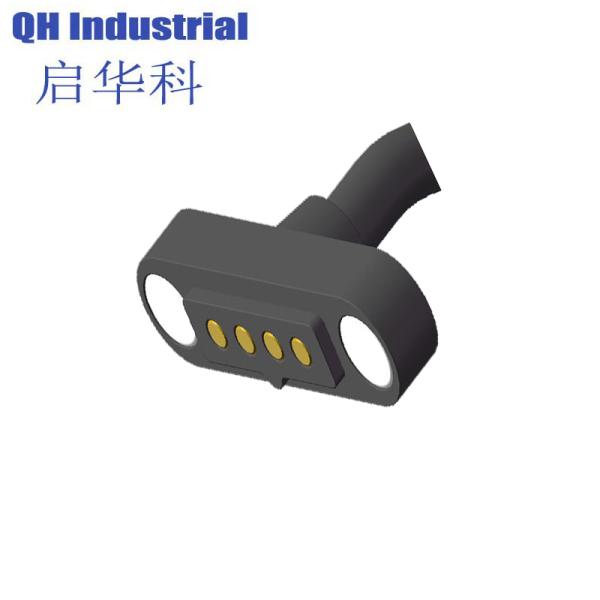 4Pin Malaysia Computer Connector Magnetic Spring Loaded Connector Magnetic spring loaded pin Cable Connector