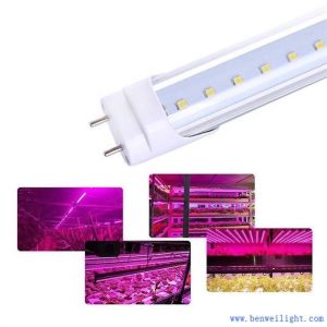 China Indoor Greenhouse T8 LED Plant Grow Lights IP65 AC85-265V Aluminum on sale