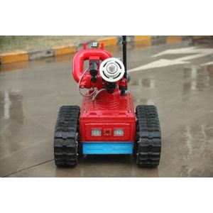 Remote Control Automatic Fire Fighting Robot , Fire Extinguisher Robot