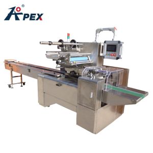 Quality Temperature Control Crackers Biscuit Film Auto Packing Machine With Counting for sale