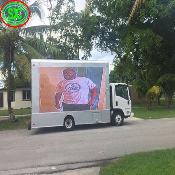 Mobile Truck LED Screen 320*160mm Module Size and 5000-8000 Nits Brightness for