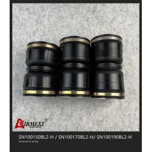 SN100150BL2-H Black Air Suspension Spring Double Convoluted Airbag Shock