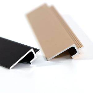 China L Shape Hidden Aluminum Furniture Handle Anodized 12 Inch on sale