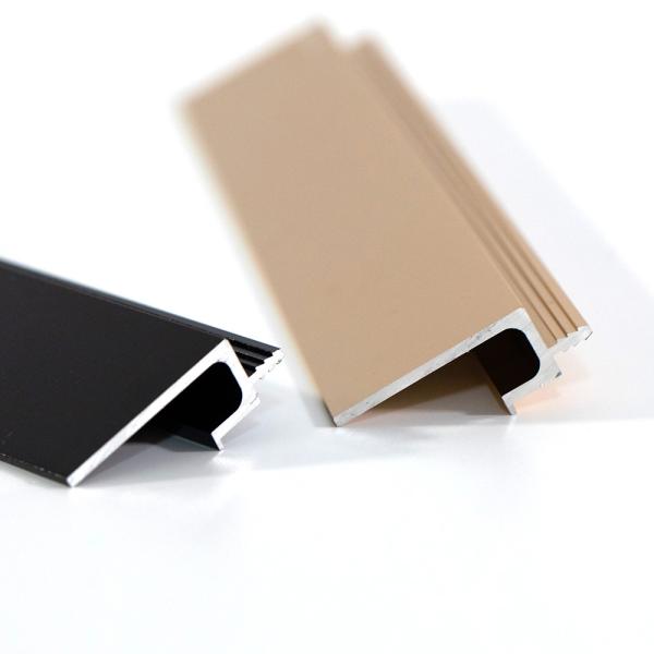 Buy L Shape Hidden Aluminum Furniture Handle Anodized 12 Inch at wholesale prices