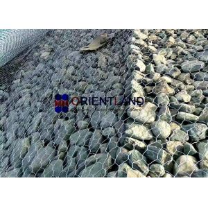 Roadway / Bridge Protection Gabion Wire Baskets Flexible Structure