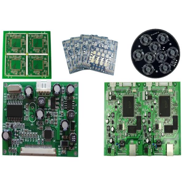 Red Immersion Gold 2 Layer PCB Board Halogen Free FR4 1Oz - 4Oz 0.25mm Min Hole