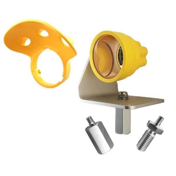 Buy Leica GPR112 Yellow Surveying Reflector Prism 60mm big Prism with Snow Rain Shelter L shape at wholesale prices