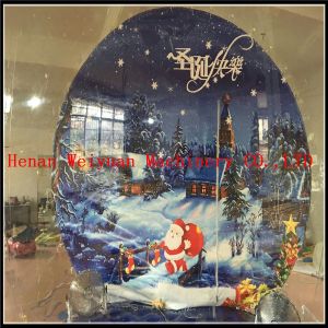 3.5M diamater snow globe inflatable inflatable christmas snowman