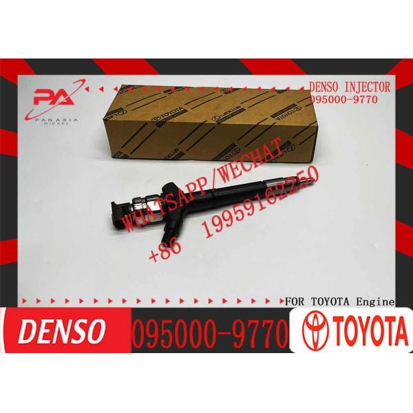 1VD-FTV Engine Diesel Fuel Injector 095000-9770 0950009770 High Pressure Injector 095000 9770 for Toyota