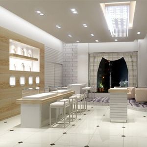 Quality Maple Jewelry Showcase Display Case/Jewelry Display Showcase Furniture for sale