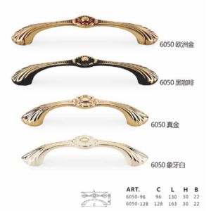 Furniture Hardware Wardrobe Cabinet Brass Handles Modern Style