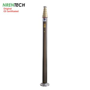 9m non-lockable pneumatic telescoping antenna mast