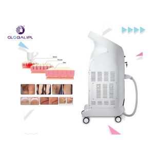 Professional 3 Wavelength Diode Laser Hair Removal Machine 0.5 - 10Hz Frequency