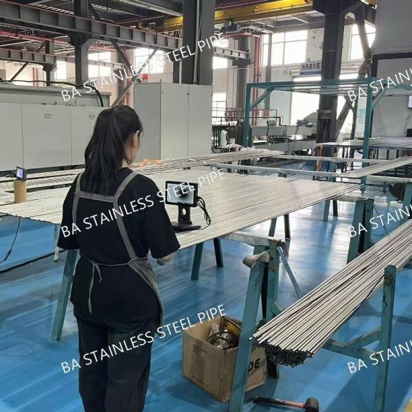 Cold Drawn TP304 Stainless Steel Seamless Pipe Bright Annealing SS Precison