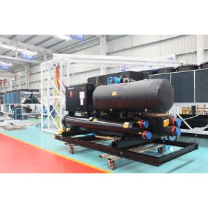 China Residential R134a 1419KW Water Cooled Screw Chiller Heat Pump System on sale