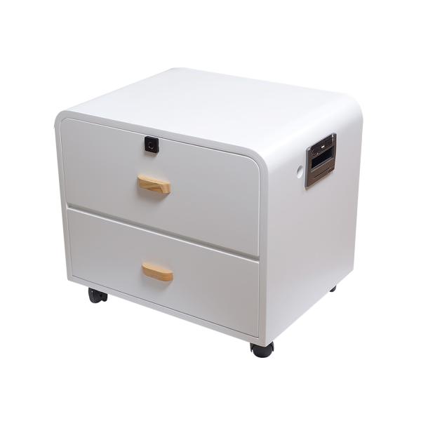 Buy Room Furniture Smart Bedside Table Fingerprint Lock Wireless Charging Pocket at wholesale prices