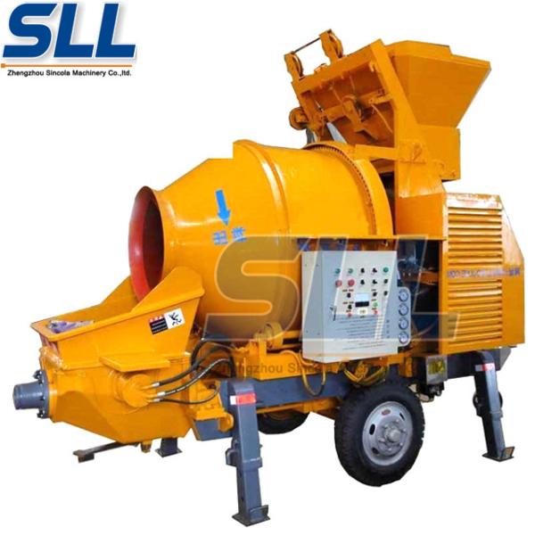 Buy Mobile Potable Concrete Mixer Machine Two Feeding Modes Driven By Diesel Engine at wholesale prices