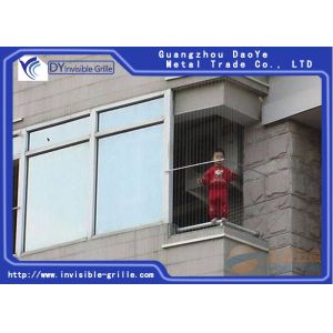 China Fire Rated Balcony Invisible Grille Safety Protection For Children on sale