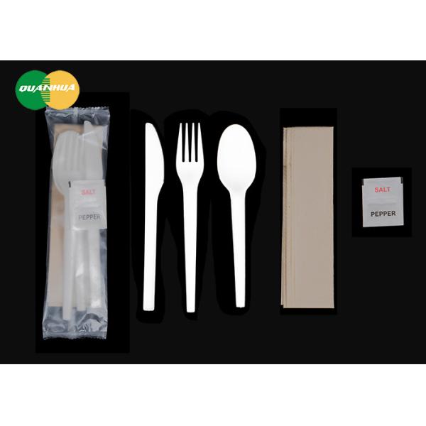 Buy Biodegradable Disposable CPLA Compostable Cutlery Kit Sustainable at wholesale prices
