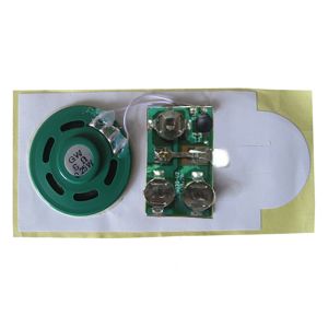 Compact design motion sensor Recordable Sound Module with 36mm speaker