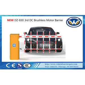 Cold Rolled Sheet Steel Parking Barrier Gate 1.5sec-6sec Speed Adjustable Two