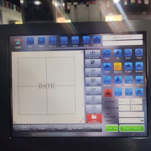 Touch screen Willett Printing Machine , 220V Handheld Laser Printer