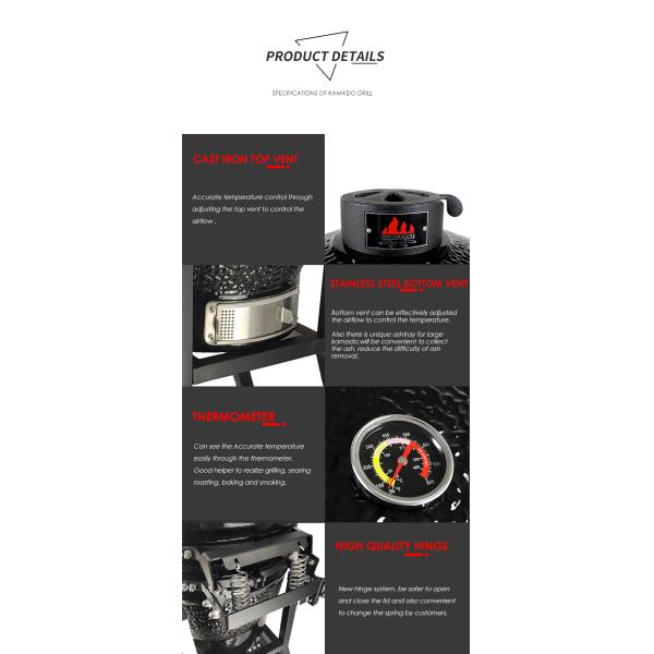 KIMSTONE 18 Inch Comercial Camping Bbq Grill Griller Expert Grill Kamado Bbq Charcoal Grill Buy Pizza Oven Price Rib Rack