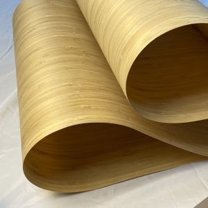 Harmless Decorative Bamboo Wood Veneer Mildewproof Heat Resistant