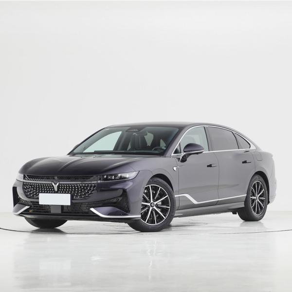 Black Color Electric Car Voyah Passion Hybrid Dual Motor Long Range Vehicle