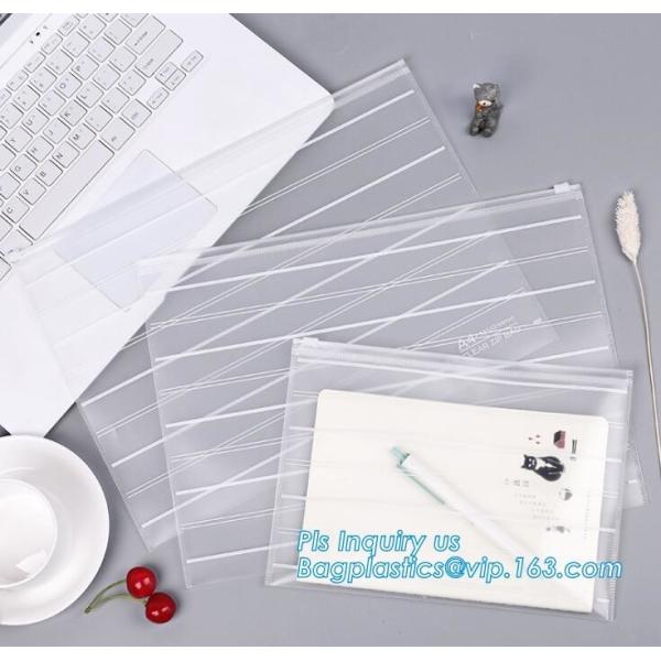 zipper slider bags for pencils pens, frosted vinyl EVA zipper blanket bags for
