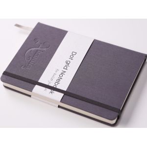 Embossed Logo Bullet Journal Notebook Size 142 X 208mm Matrix Dot Inner Printing