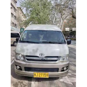 Quality 2007 Year 13 Seats Gasoline Toyota Hiace Used Mini Bus With Luxury Seat Automatic Transmission High Roof for sale