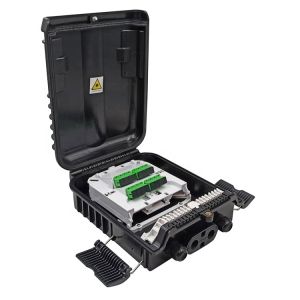 ABS IP65 Waterproof Fiber Optic Termination Box With 16 Port