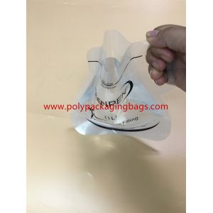 Quality Custom Stand Up Pouch With Spout / 500ml Transparent Water Bags for sale