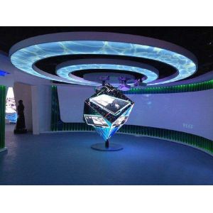 Customized CUBE Full Color Led Display , Seamless Splicing Picture Module 160mm