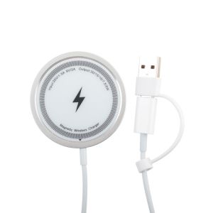 Qi-enabled Devices ABS/Metal Multifunction Wireless Charger With OEM Box Support