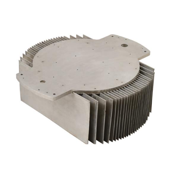 Pressed Aluminum Fins Heatsink Extrusion Profiles , 6063 T5 Clear Anodized Heat Sink