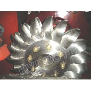 Pelton Turbine Runner / Pelton Water Turbine With Forged CNC Machine Runner For
