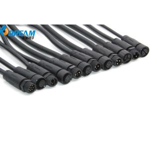 LED patio light waterproof connector with extension cable