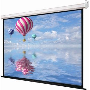 Out door Electric Projection Screens Remote Control / presentation screen Roll