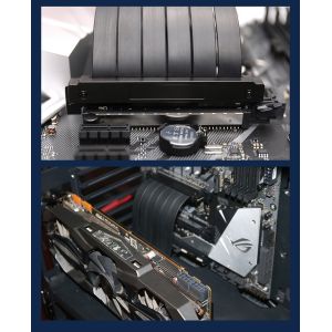 90 Degree High Speed Flexible PCIE Graphics Extension Cable PCI-E 1*16 3.0