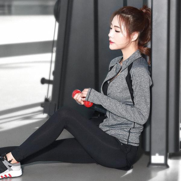 CPG Global Women 2017 Spring Summer Multi-Color Quick Dry 3 Pieces Set Stretched Bra Sports Jacket with Yoga Pant T1015